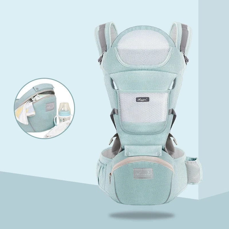 

Ergonomic New Born Baby Carrier Infant Kids Backpack Hipseat Sling Front Facing Kangaroo Baby Wrap for Baby Travel 0-36 Months