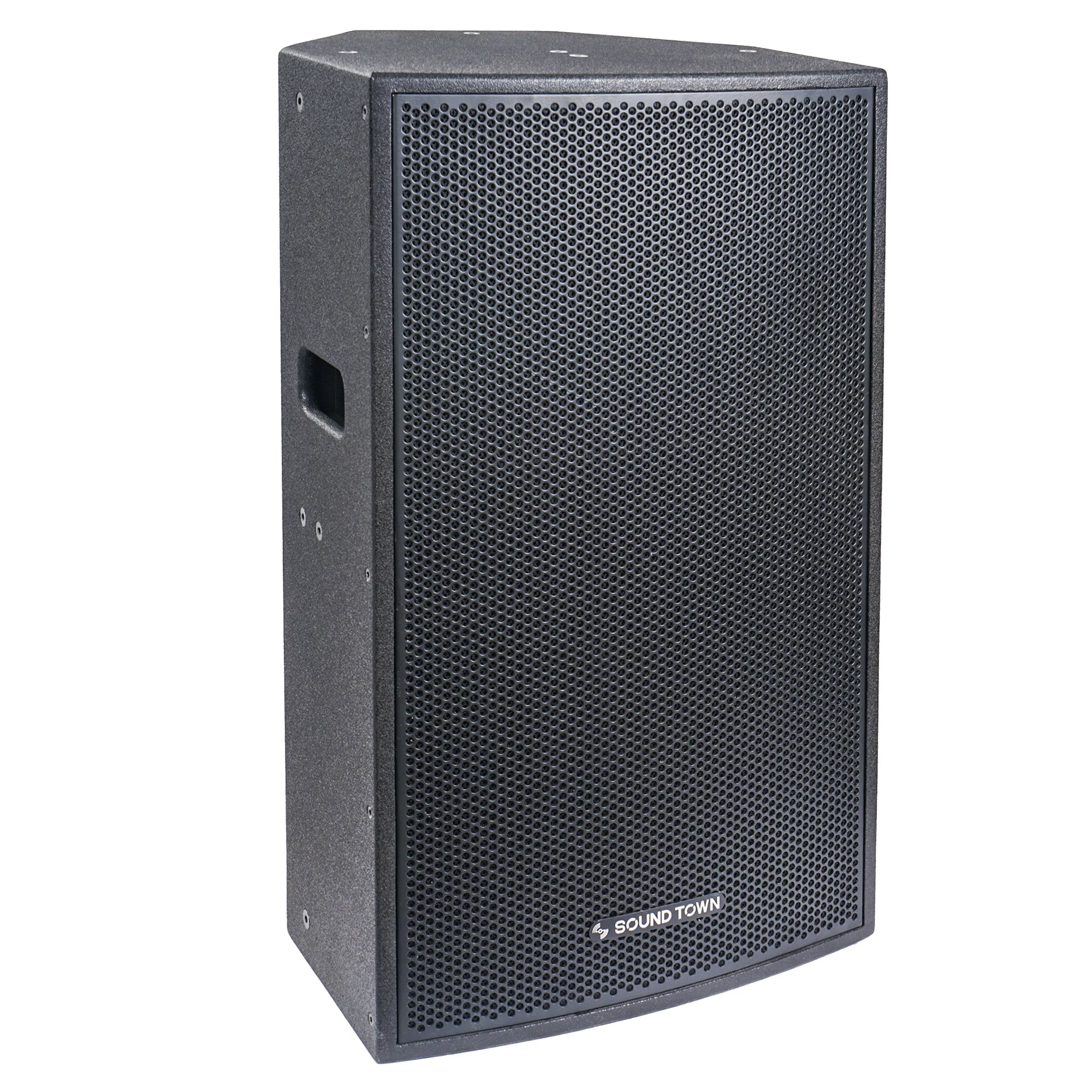 

Sound Town 15" 800W 2-Way PA DJ Speaker for installation, Bar Black (CARME-115BV2)