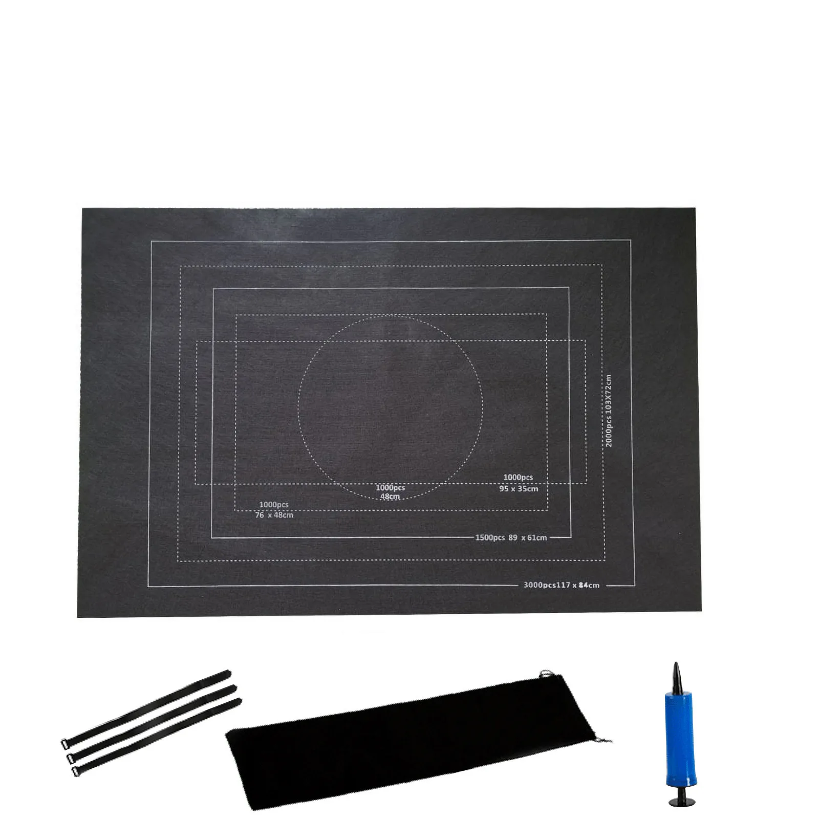 

Jigsaw Puzzle Roll Storage Mat Up1500/2000/3000/ Pieces with Drawstring Storage Bag educational toys for kids jigsaw Puzzle