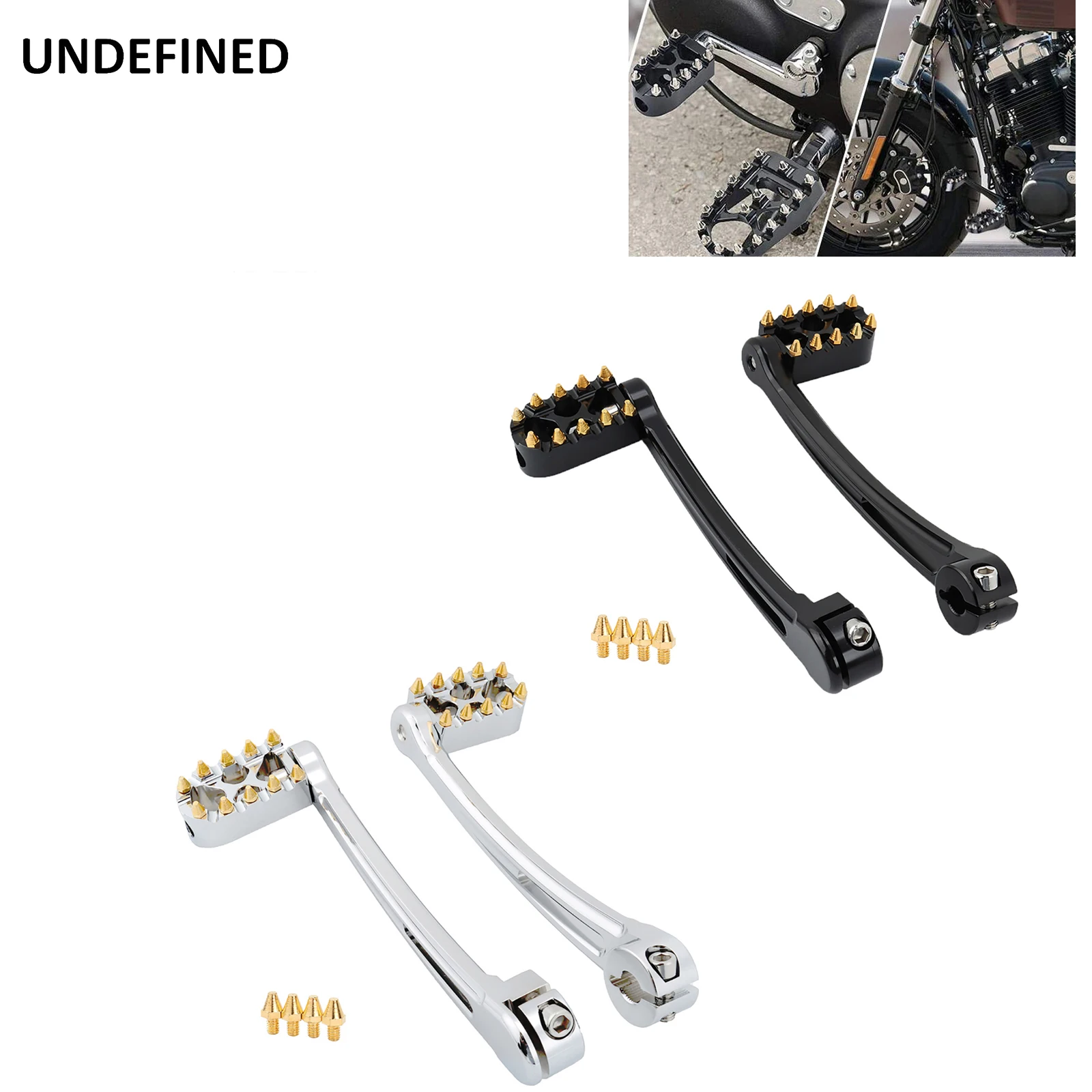 

CNC Heel Toe Shift Lever W/ Shifter Pegs for Harley 86-2017 FL Softail 88-21 Touring Electra Street Glide Road Glide Road King