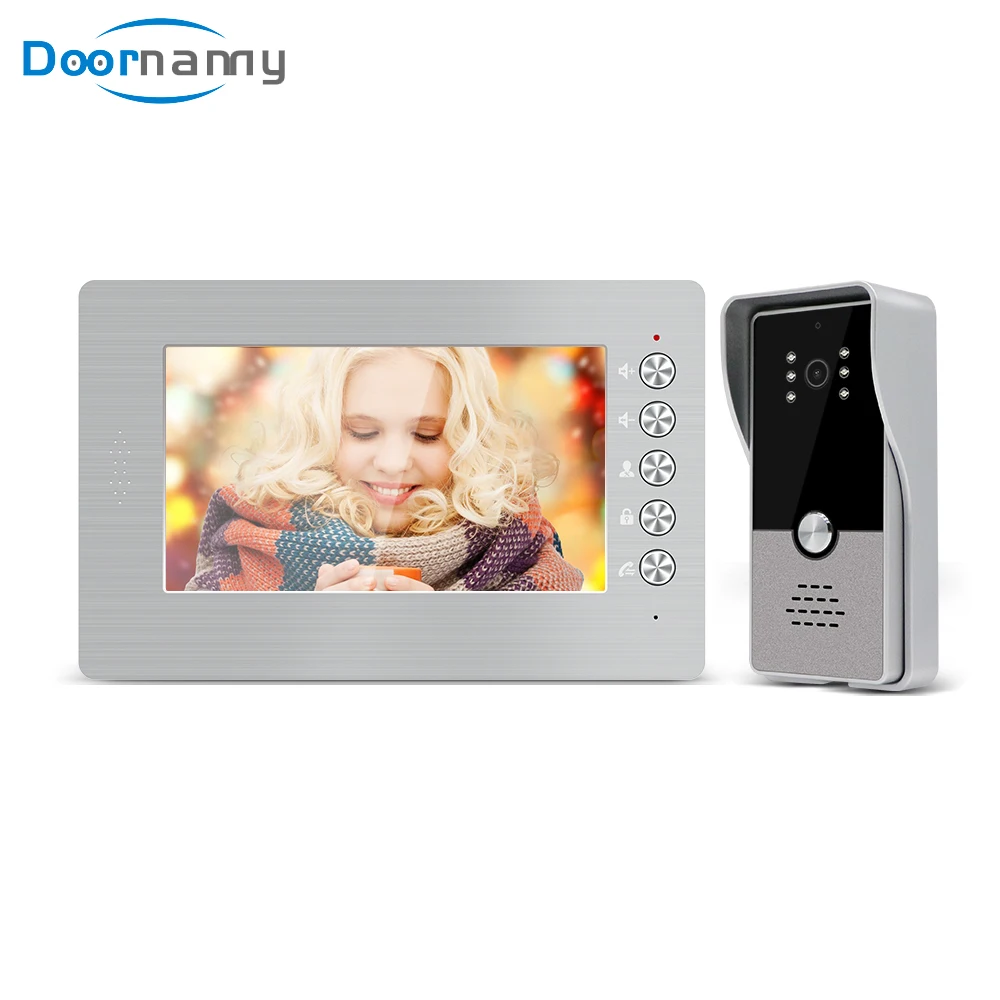 

Doornanny 4 Wires Video Intercom System Video Doorphone Call For Home Villa Security Doorbell CVBS 800TVL