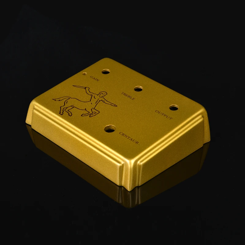 1:1 отлитый под давлением алюминий для Klon Overdrive Педальный проект закрытый чехол