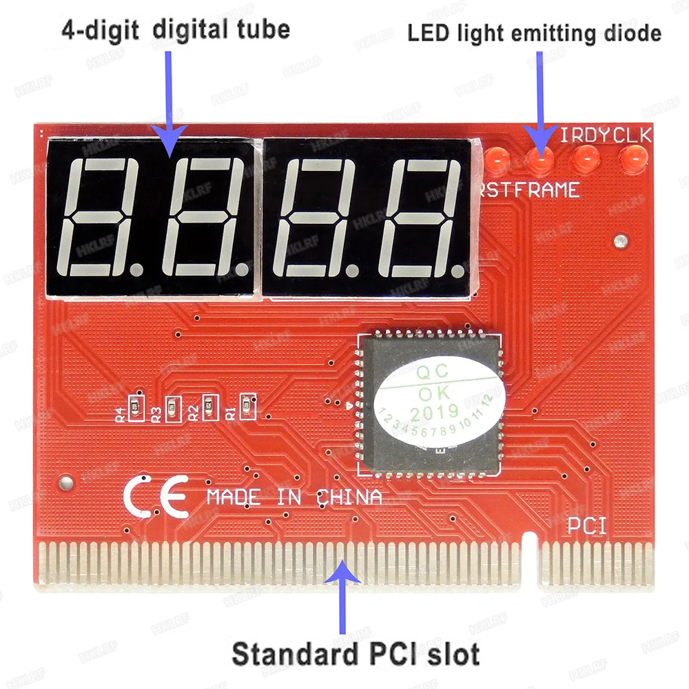 Материнская плата PCI Диагностическая карта 4 битная компьютерная для диагностики