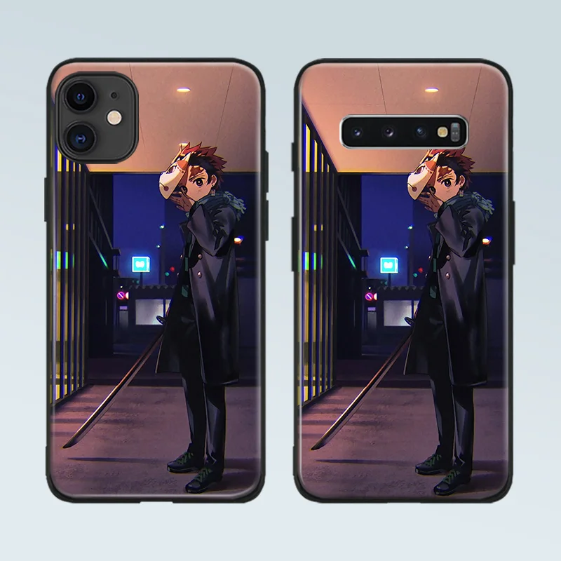 tanjiro kamado phone case cover shell for iphone 6s 7 8 plus x xr xs 11 pro max samsung s note 8 9 10 20 plus ultra free global shipping