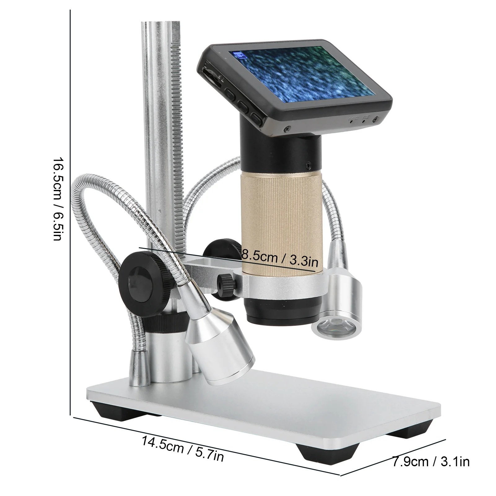 Ручные инструменты цифровой микроскоп schaar USB с экраном для телефона стандартная