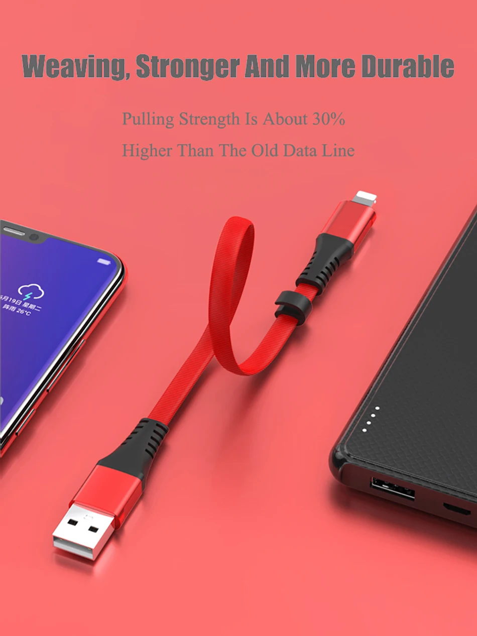 30 см короткий usb Tpye C кабель быстрого зарядного устройства для iphone samsung Android 2.4A Быстрая зарядка мобильного телефона кабель для передачи данных usb c кабели