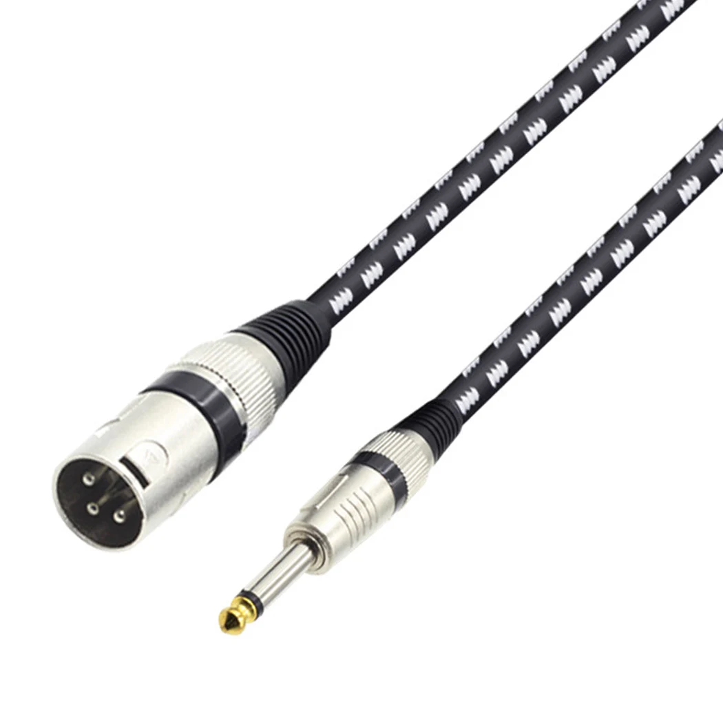 6 5 мм папа к XLR 3 pin аудио кабель 35 микрофон подключен усилителю