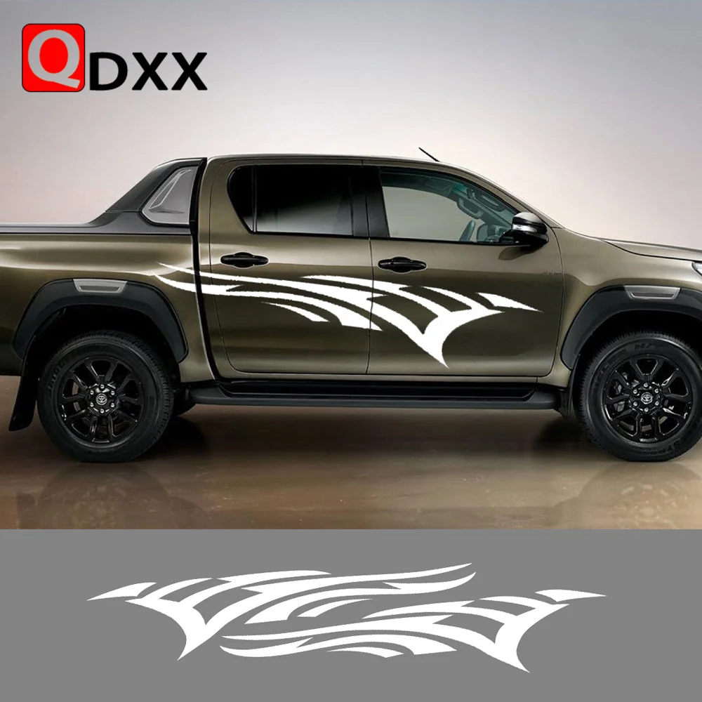 Наклейки на дверь пикапа для Toyota Hilux Tacoma Ford F150 Chevrolet Silverado Nissan Navara Isuzu D-Max наклейки