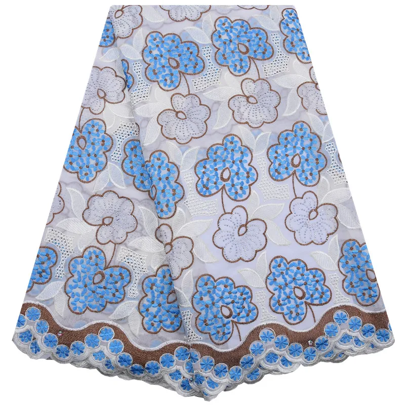 Kalume новейшая африканская сухая швейцарская хлопковая кружевная ткань с большими