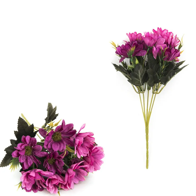 Искусственный букет розы искусственное украшение для свадьбы вечеринки дома 28