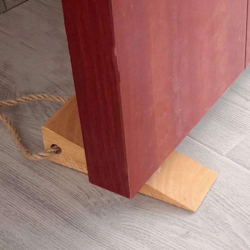 

Держатель для деревянной двери, практичная треугольная клиновидная подставка