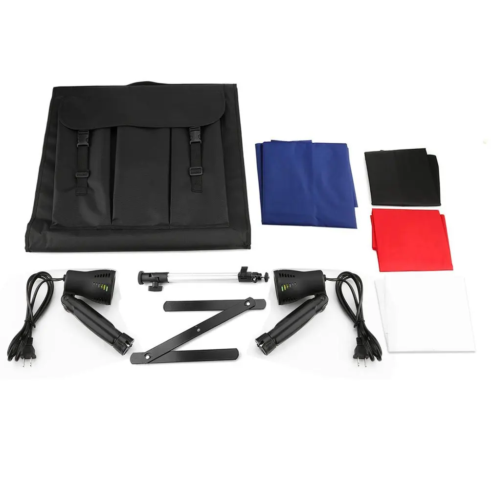 Портативный Студийный фотобокс 50 см с мягким кубическим светом и