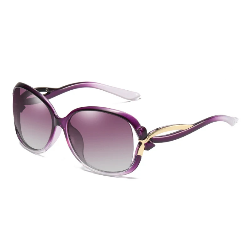 Роскошные солнцезащитные очки для женщин поляризационные модные большая