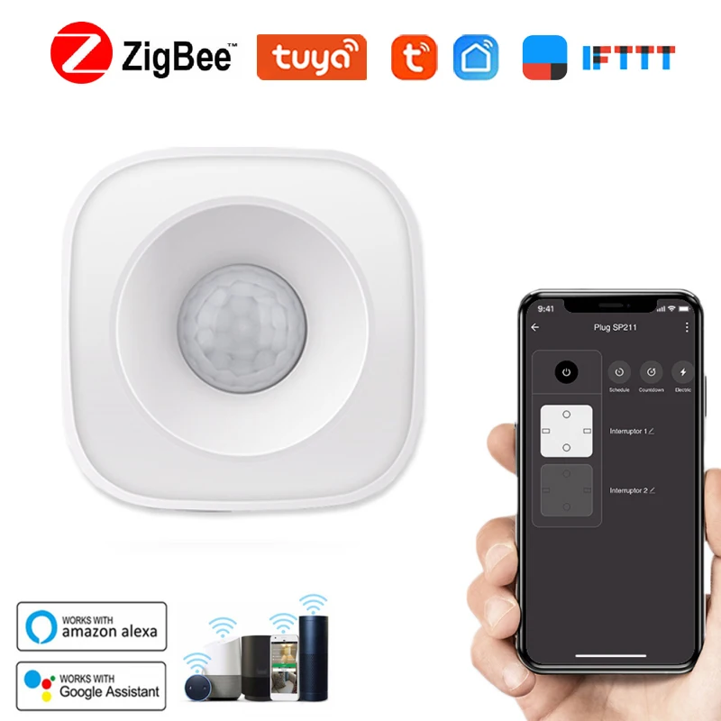 Беспроводной инфракрасный датчик движения тела Tuya ZigBee детектор охранная