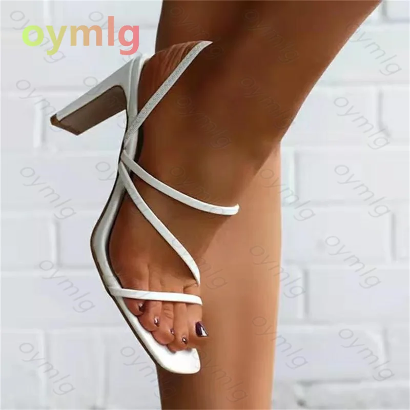 Босоножки женские на высоком каблуке 2021 см туфли-лодочки с открытым носком