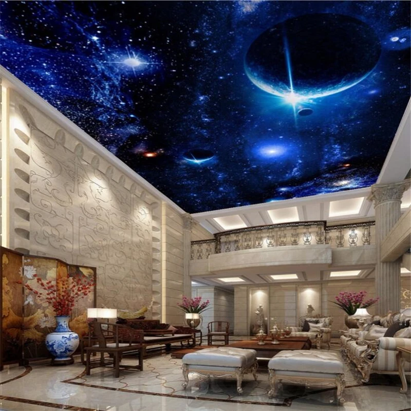 Wellyu фотообои в европейском стиле 3D фэнтезийная звезда планета Зенит настенные
