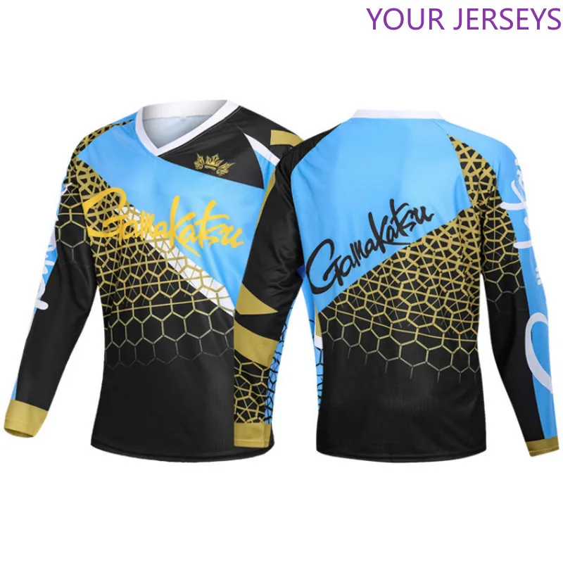 

Gamakatsu Men Fishing Clothes Moisture Wicking Breathable Long Sleeve T Shirt Sports Cycling Vest Shirts Pesca Camiseta