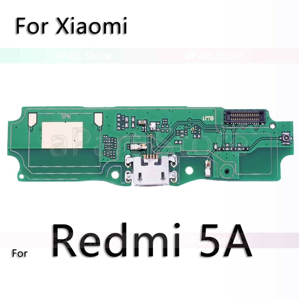 For Redmi 5A Для Xiaomi mi Red mi Note 5 5A 6 7 Plus Pro Global USB Дата зарядный порт зарядное устройство док-станция гибкий кабель Замена - Цвет: For Redmi 5A