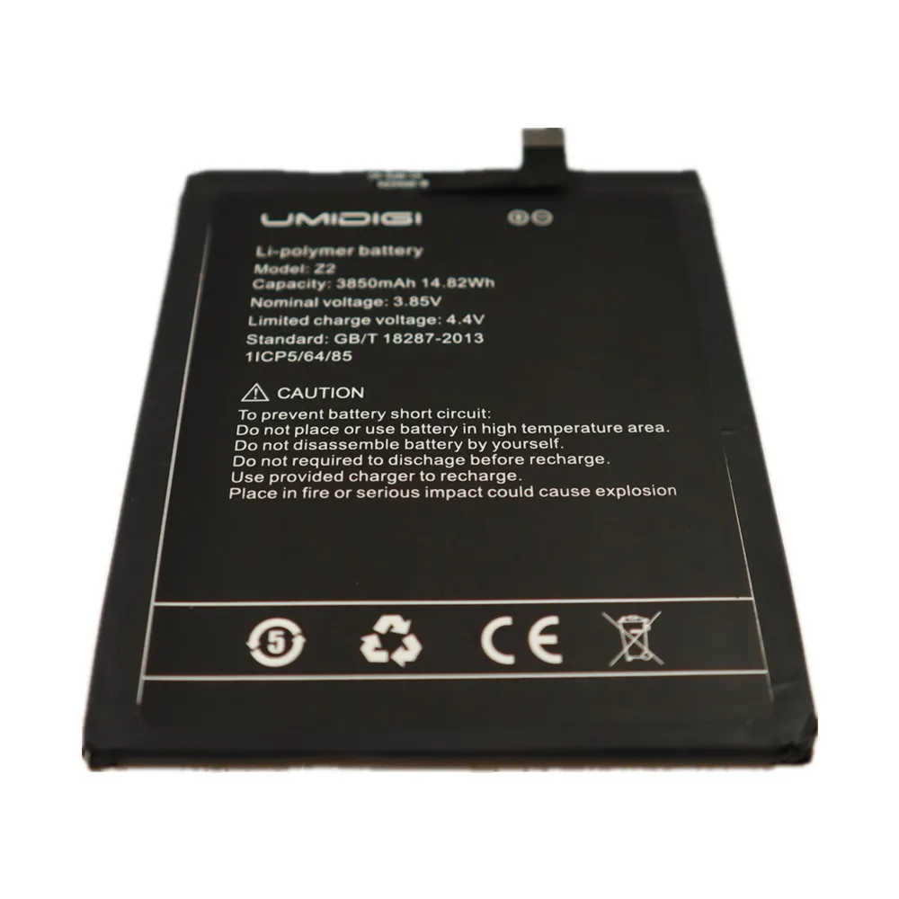 Bater&iacute;a 100% Original para UMI UMIDIGI Z2, bater&iacute;a de alta calidad con herramientas y n&uacute;mero de seguimiento, 3850mAh-4
