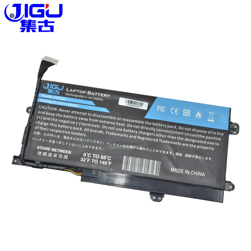 Новая аккумуляторная батарея JIGU для ноутбука 11 1 В PX03XL 714762 141 HSTNN DB4P DELL For Envy 14 k000 k012la