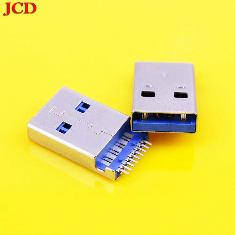 JCD New USB 3.0 A Type Male Plug Connector High-speed Data Transmission Jack Charging Socket Soldering | Обустройство дома