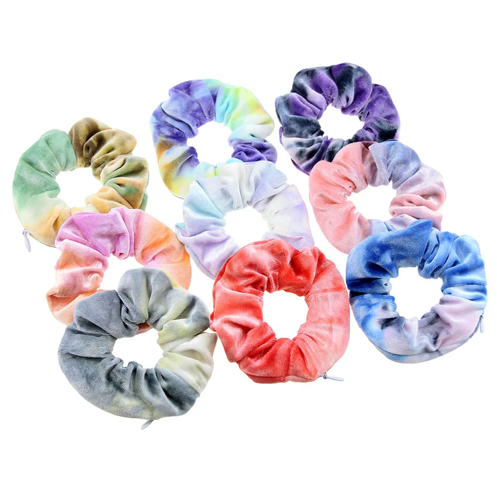 В Корейском стиле на молнии бархат обтянутая тканью Для женщин и девочек Резинка