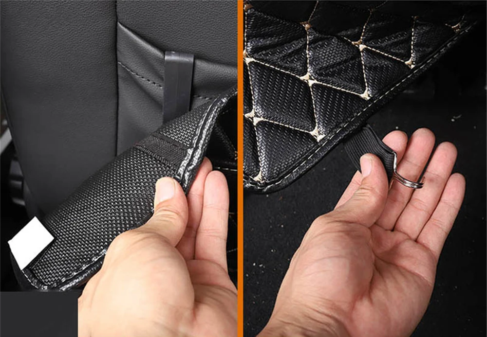 SJ искусственная кожа заднего сиденья автомобиля анти Kick Pad задние крышка