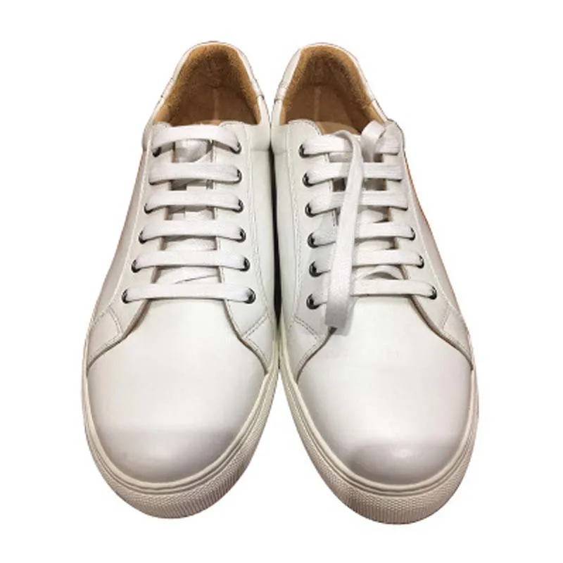 dae new tide  male   kangaroo leather  business  Casual shoes  non-slip  Round head  British  trend  Men shoes  Men sneakers