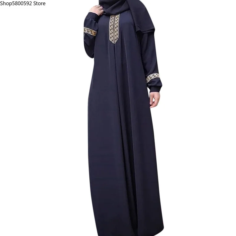 Cothes Muslim Abaya Women Kaftan Dress Modest Jilbab Print Islamic Turkish Long Dresses casual Muslimah abaya dubai | Тематическая