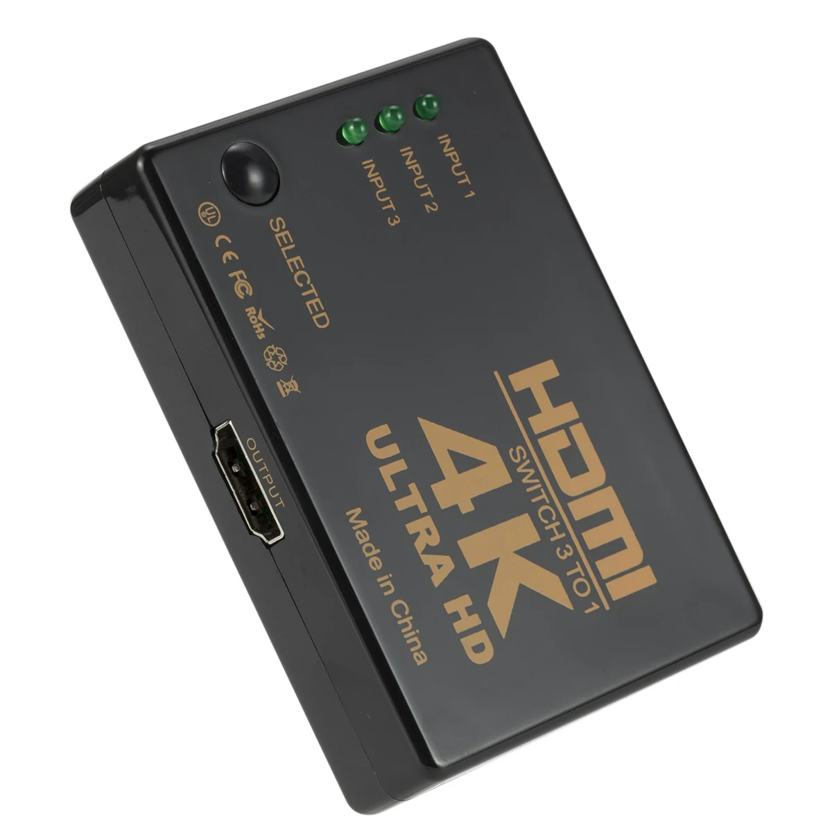 HDMI коммутатор с 3 портами 4K * 2K разветвитель Ultra HD для DVD HDTV Xbox PS3 PS4|Кабели HDMI| |