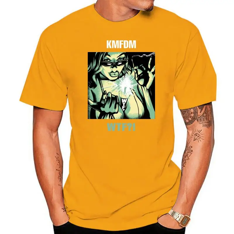

Kmfdm Wtf Mens Black T Shirt Industrial Mdfmk Skinny Puppy Front Line Assembly Hot Sell 2019 Fashion