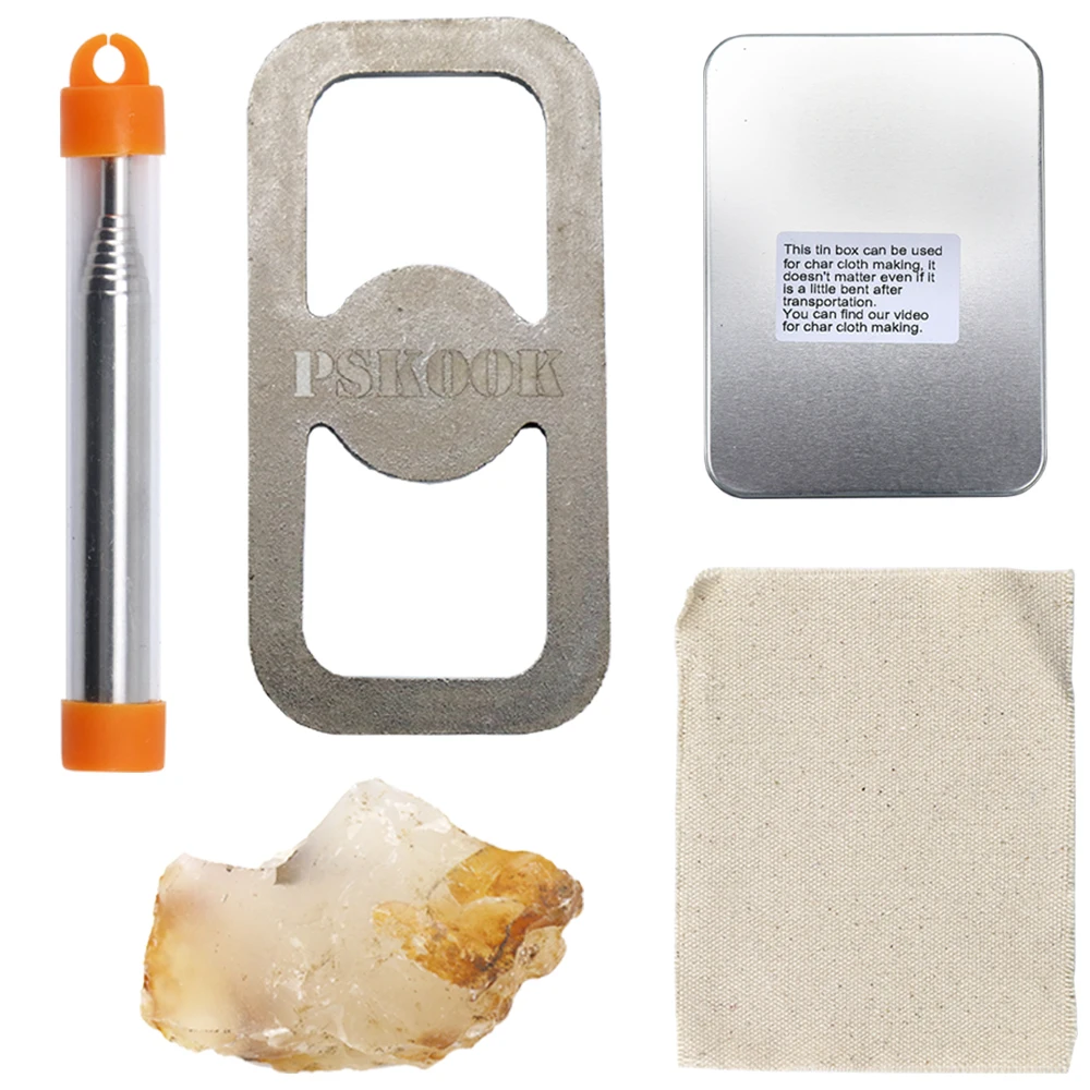 PSKOOK стартер огня кремня английский кремневый камень стальной комплект Страйкера
