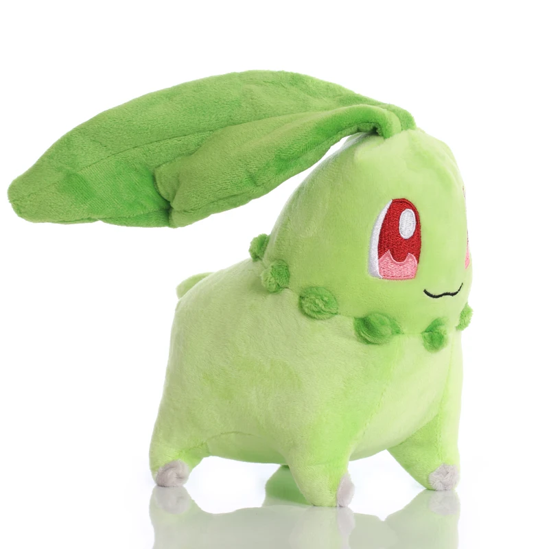 5 шт./лот 20 см TAKARA TOMY Pokemon Chikorita Плюшевые игрушки Мягкие животные куклы Подарки для