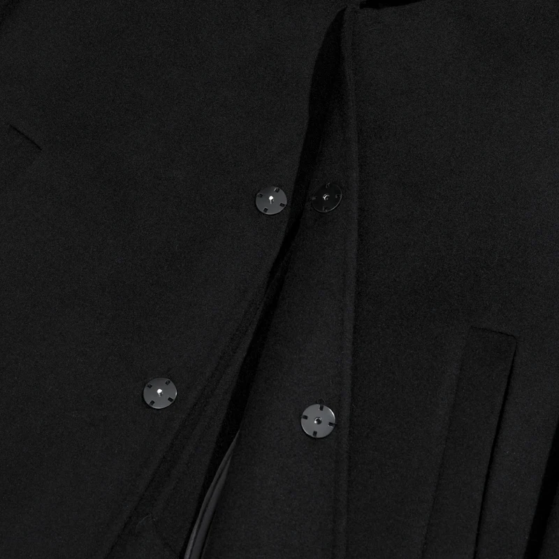 Осенне-зимнее мужское шерстяное пальто в британском стиле новый дизайн длинный