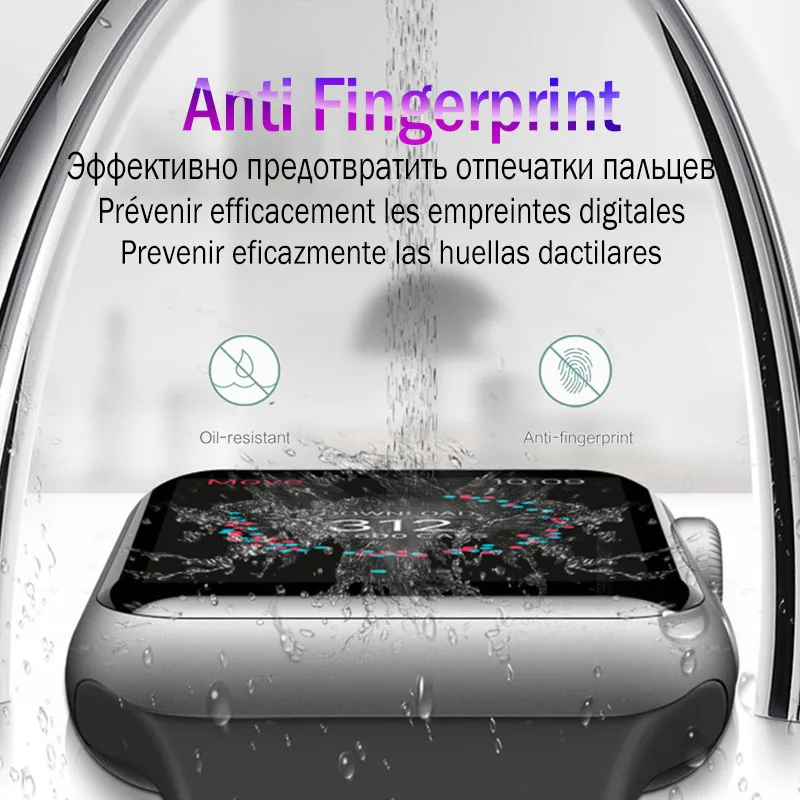 20D полное покрытие Гидрогелевая пленка для Apple Watch 38 мм 40 мм 42 мм 44 мм Защита экрана для часов 38 мм 40 мм 42 мм 44 мм пленка не стекло