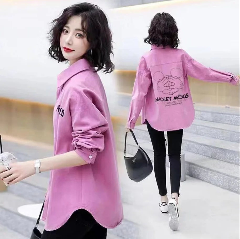 

2021 spring casual shirt new Korean tops loose student long-sleeved versatile thin shirt jacket