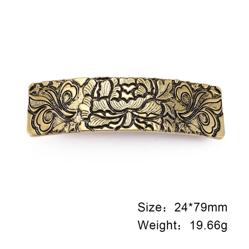 Моя форма Винтажные заколки для волос из цинкового сплава Цвет: серебристый