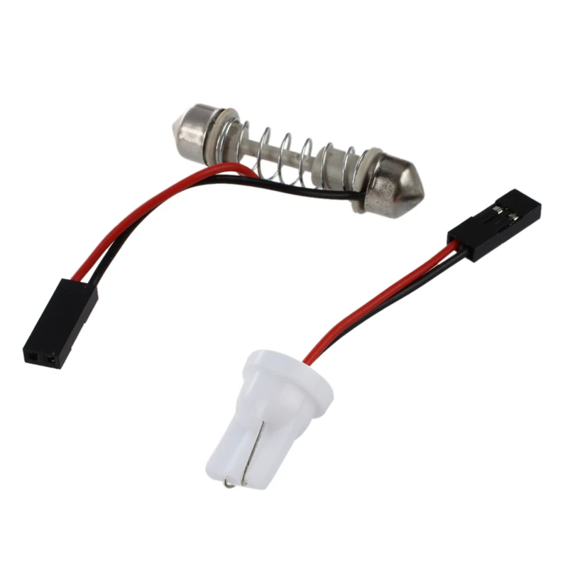 5X 48 SMD светодиодный теплый белый Панель светильник лампа Dome + T10 гирлянда BA9S