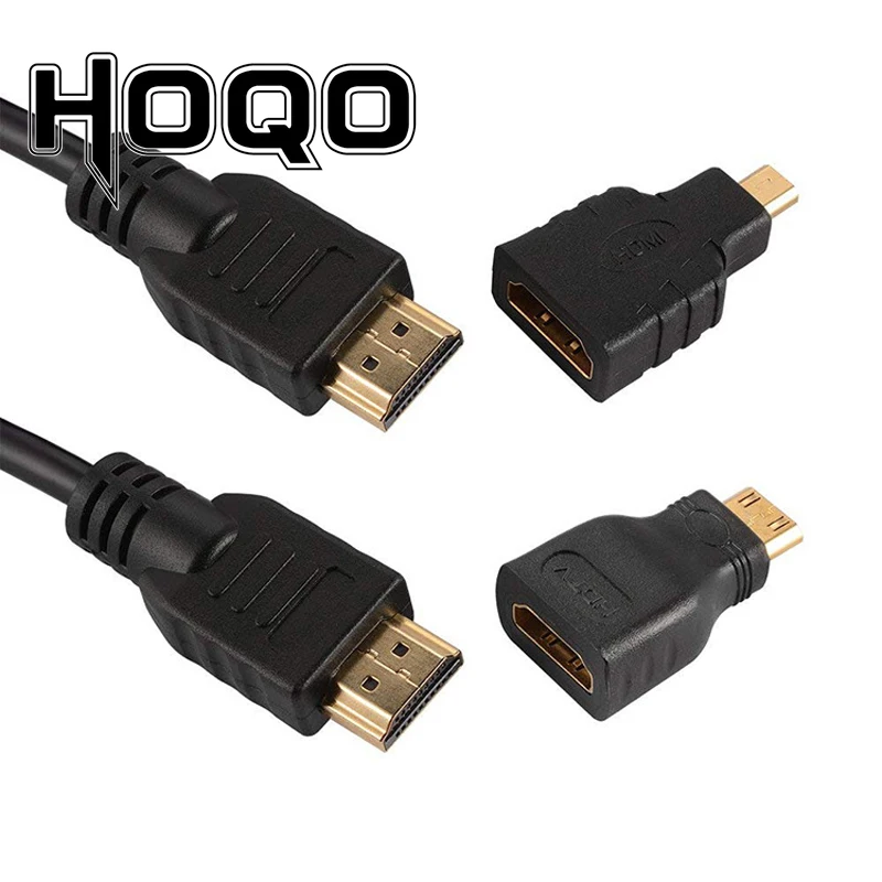 Кабель mini micro HDMI-HDMI кабель hdmi 5 м 3 2 1 для PS3 HDTV DVD XBOX ПК Pro | Электроника