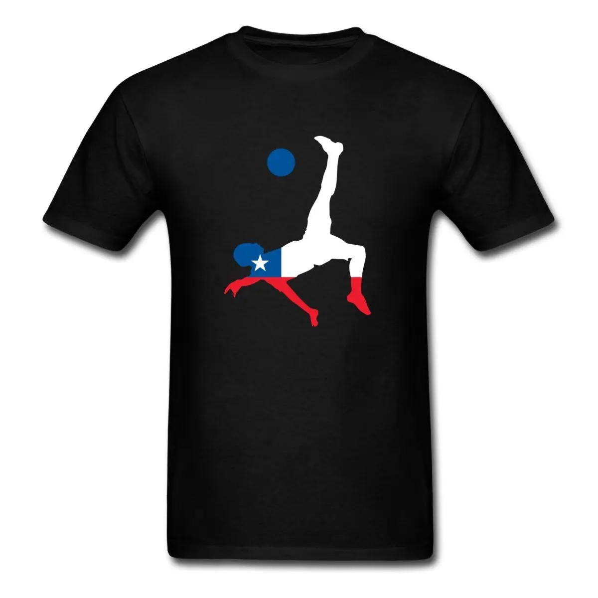 

Funny Chile Soccers Kick Ball T-Shirt. Cotton O-Neck Short Sleeve Mens T Shirt New Size S-3XL