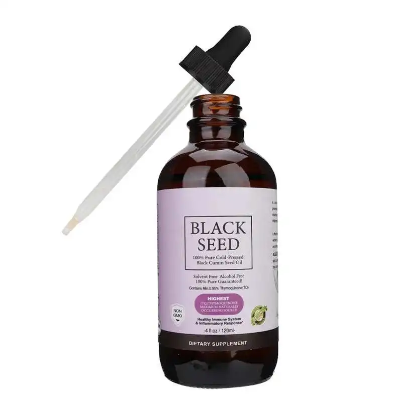 

118ml Black Seed Massage Oil Cold-Pressed Oil For Facial Face Body