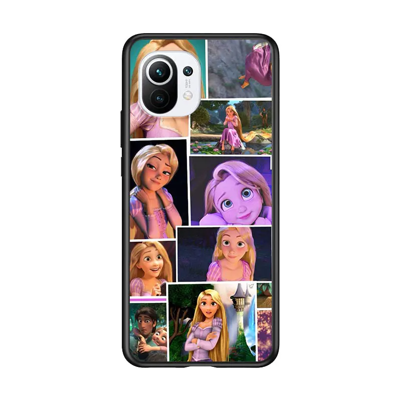

Rapunzel Disney Movie for Xiaomi Mi 11 10T Note 10 Ultra 5G 9 9T SE 8 A3 A2 A1 6X Pro Play F1 Lite 5G Black Phone Case