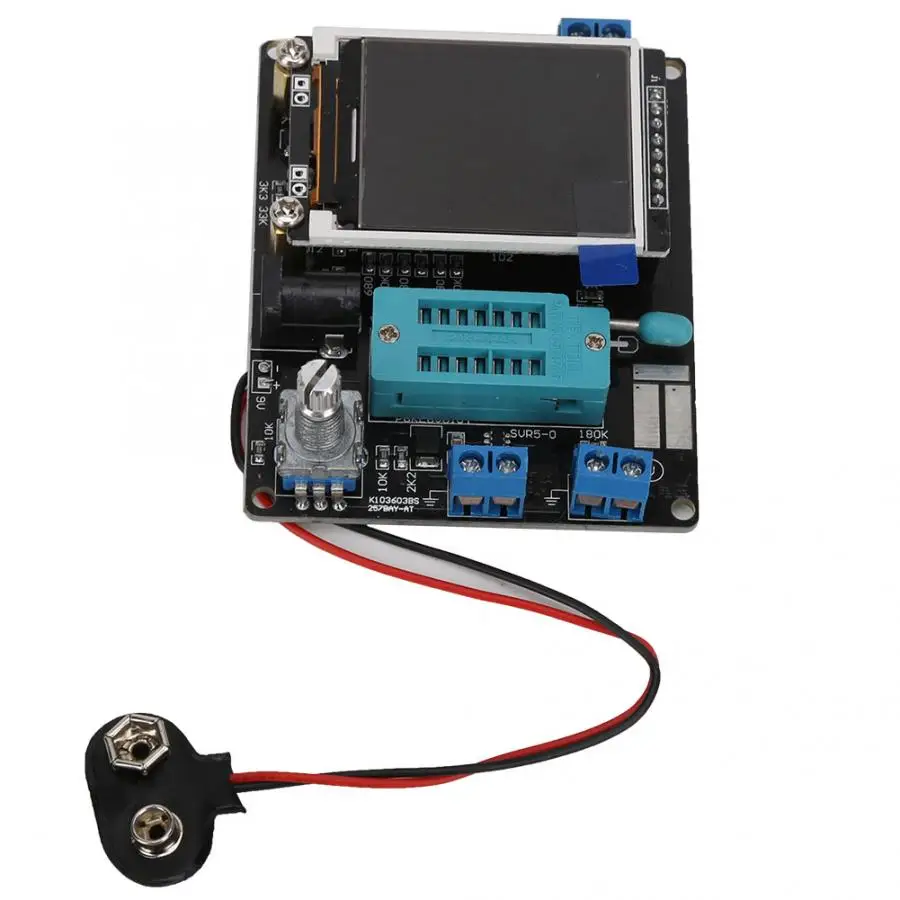 English/Russian GM328A LCD Transistor Tester Diode Capacitance ESR Voltage Frequency Meter PWM Square Wave Signal Generator | Инструменты