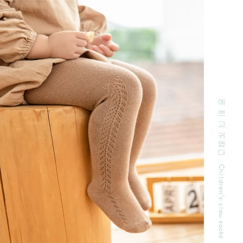 

Детские носки, чулки в сеточку для новорожденных девочек, Нескользящие высокие кружевные тонкие чулки до колена, длинные туфли принцессы, н...