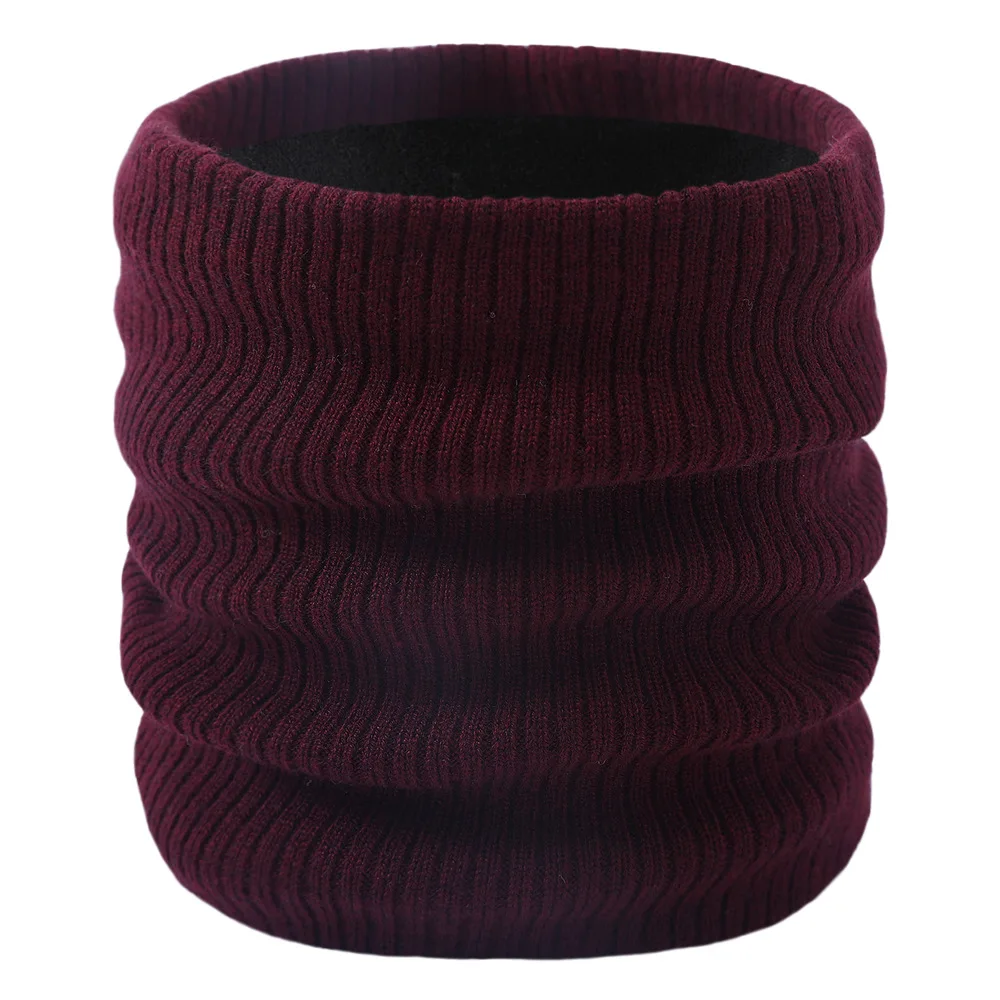 Осень-зима 2021 шерстяной вязаный шарф-кольцо для мужчин и женщин плотные