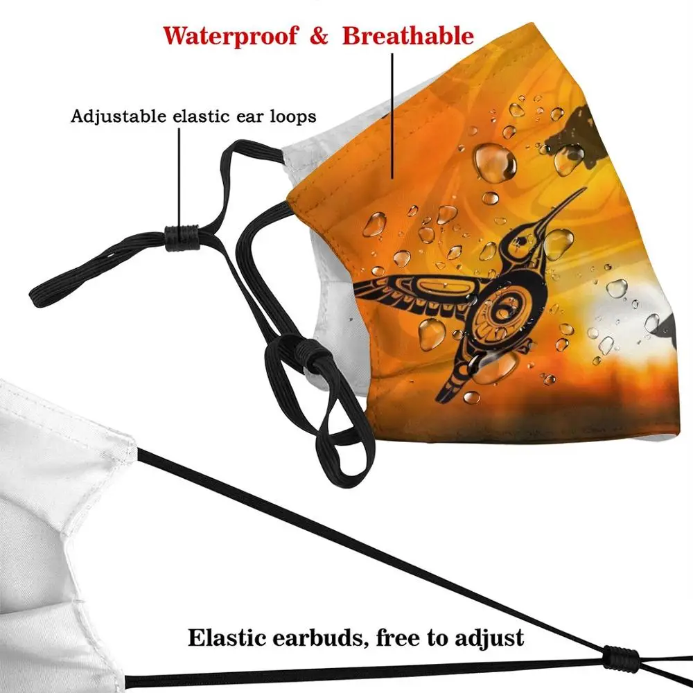 Название товара: Колибри на закате для взрослых и детей против пыли фильтр Diy