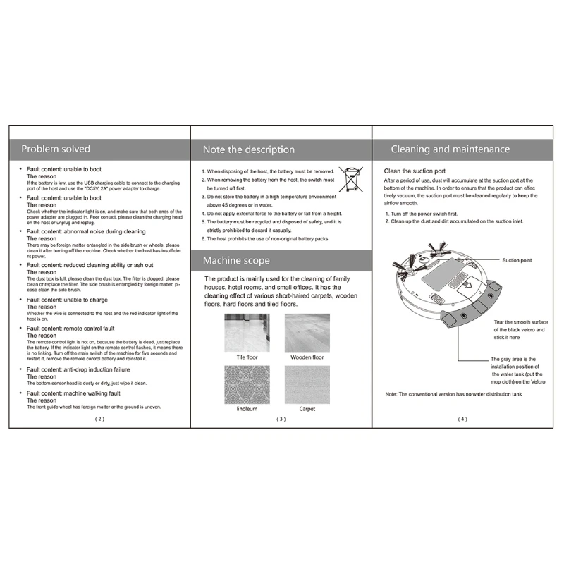 

2800Pa Smart Robot Vacuum Cleaner Wet and Dry Vacuum Cleaner Mop with Water Tank Remote Control Timing