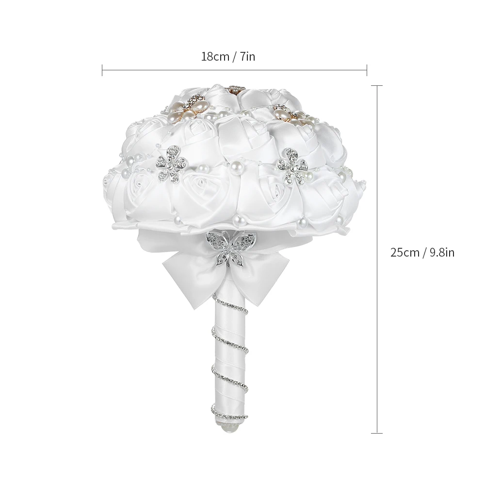 18 см цветы ручной работы свадебная бабочка искусственный жемчуг украшенные для