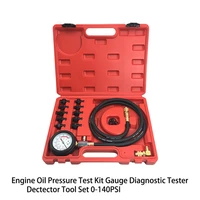 engine oil pressure test kit gauge diagnostic tester dectector tool set 0 140psi