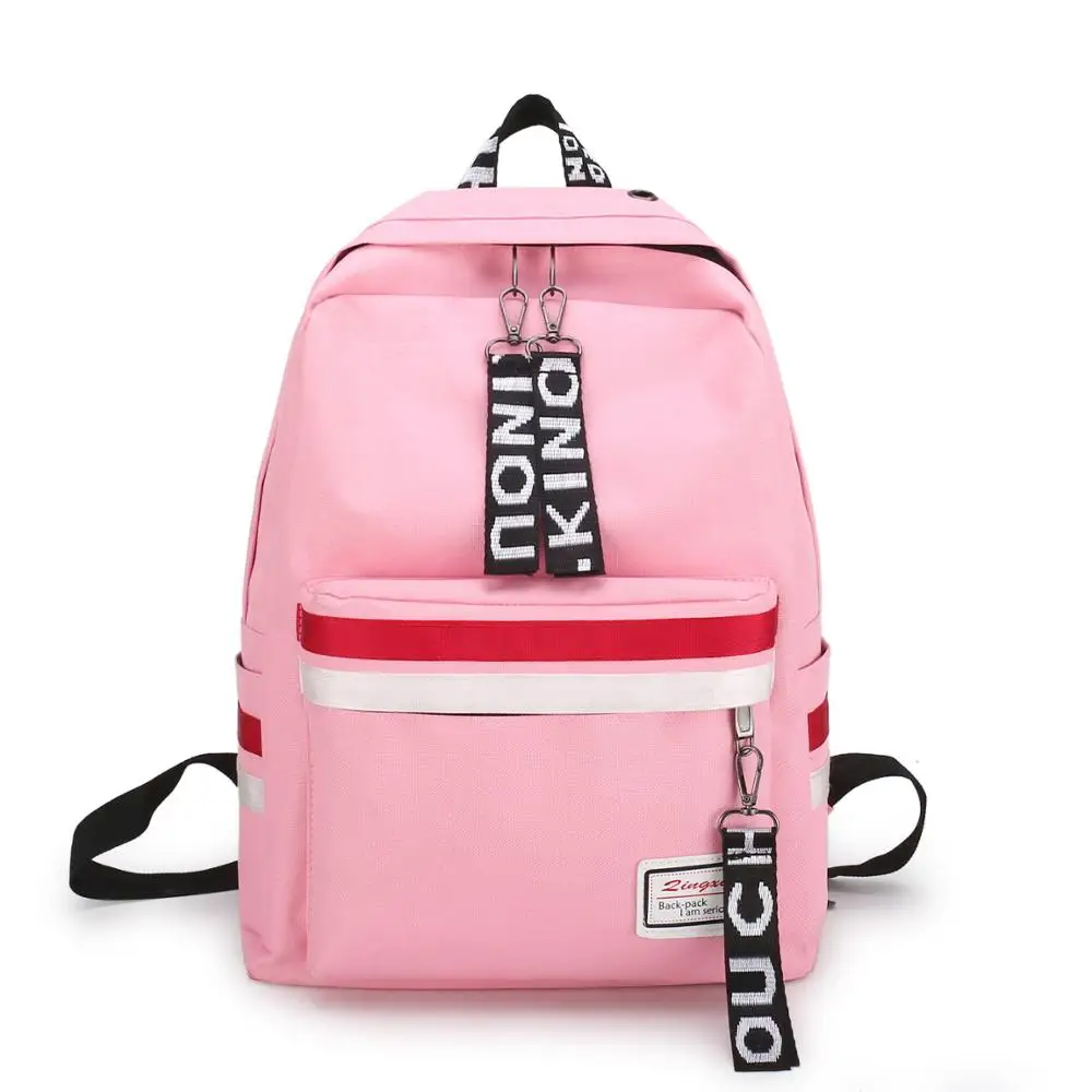 Студенческий холщовый рюкзак для девочек-подростков в полоску, сумки на плечо, дорожный рюкзак, корейский консервативный стиль, школьные су... от AliExpress WW